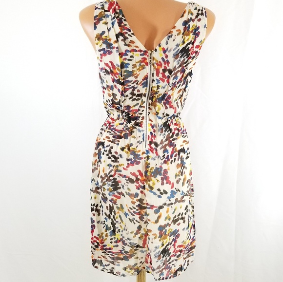 Graphics Mini Dress (S) Fully Lined Stretchy Flowy - Picture 4 of 8
